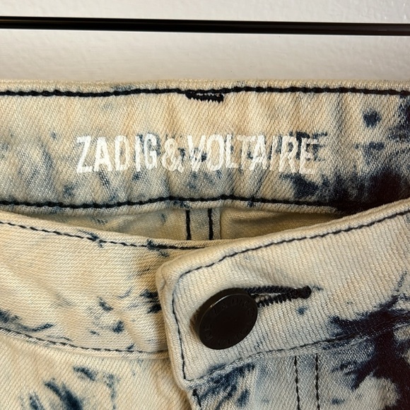 Zadig & Voltaire Eva Tie and Dye Jeans - Picture 7 of 9